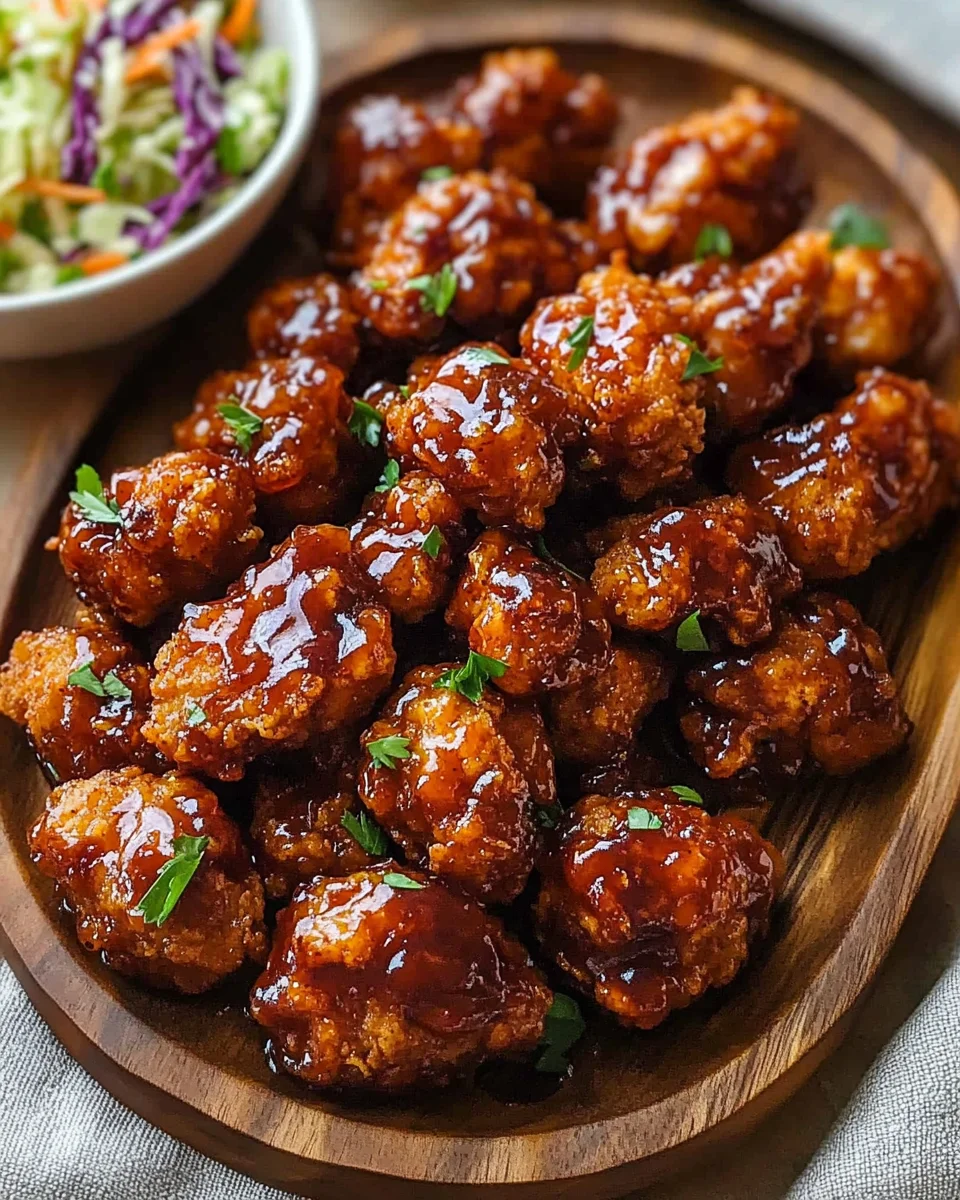 Baked Honey BBQ Chicken Bites