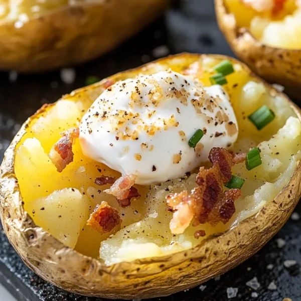 Baked Potato on Blackstone Griddle