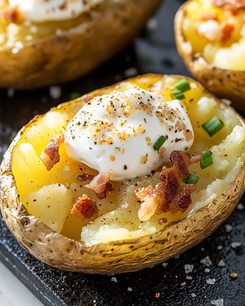 Baked Potato on Blackstone Griddle
