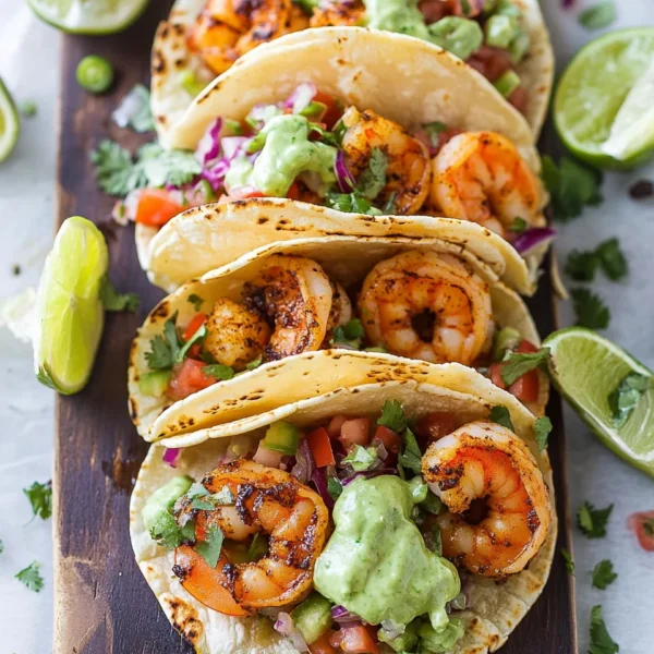 Best Spicy Shrimp Tacos with Cilantro Lime Slaw