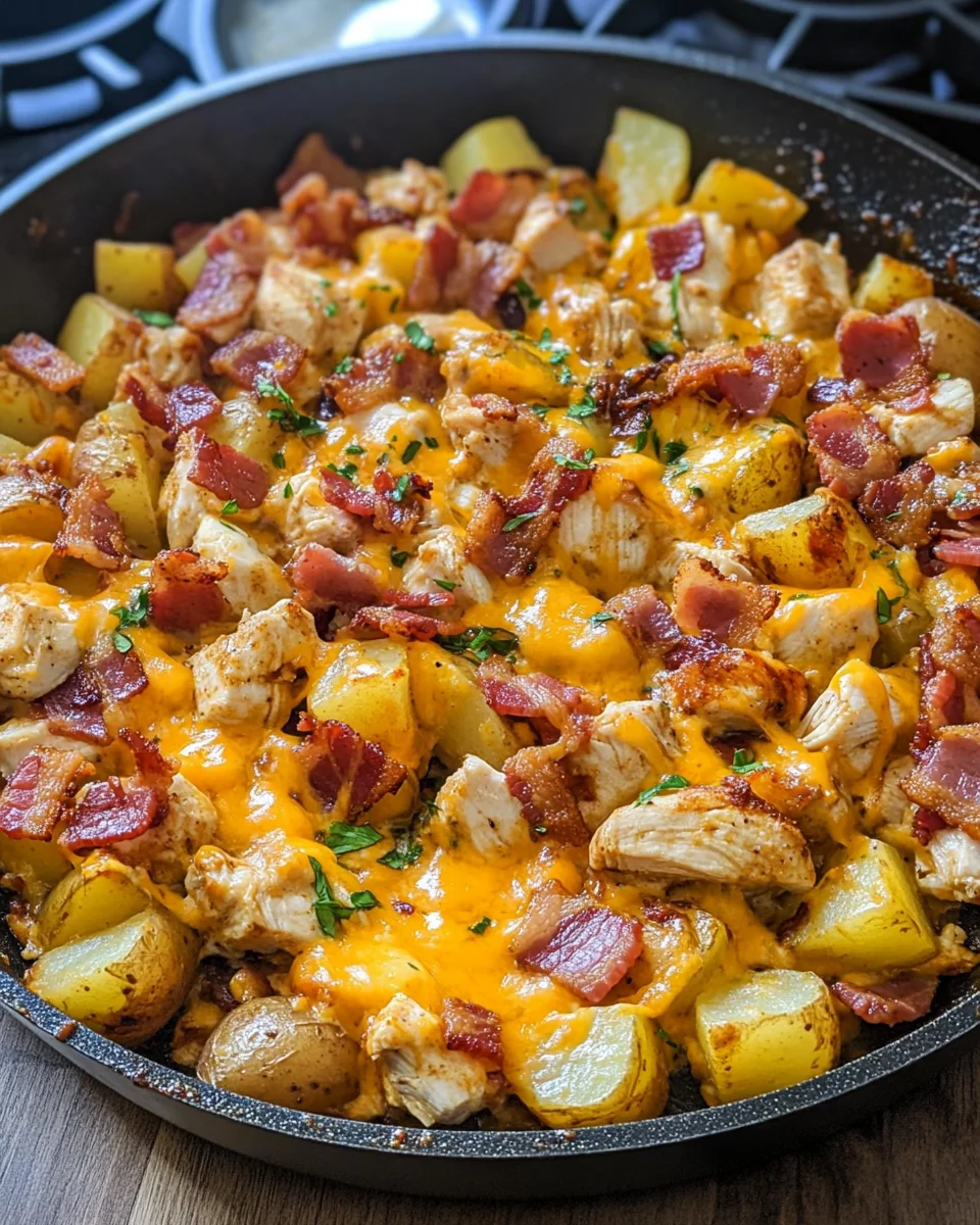 Blackstone Chicken Bacon Ranch Skillet