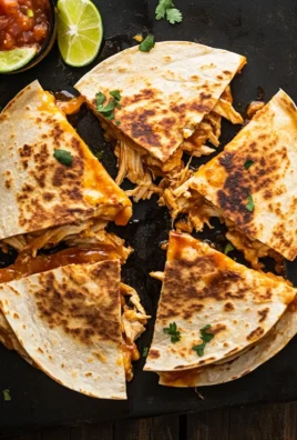 Blackstone Hot Honey BBQ Chicken Quesadillas
