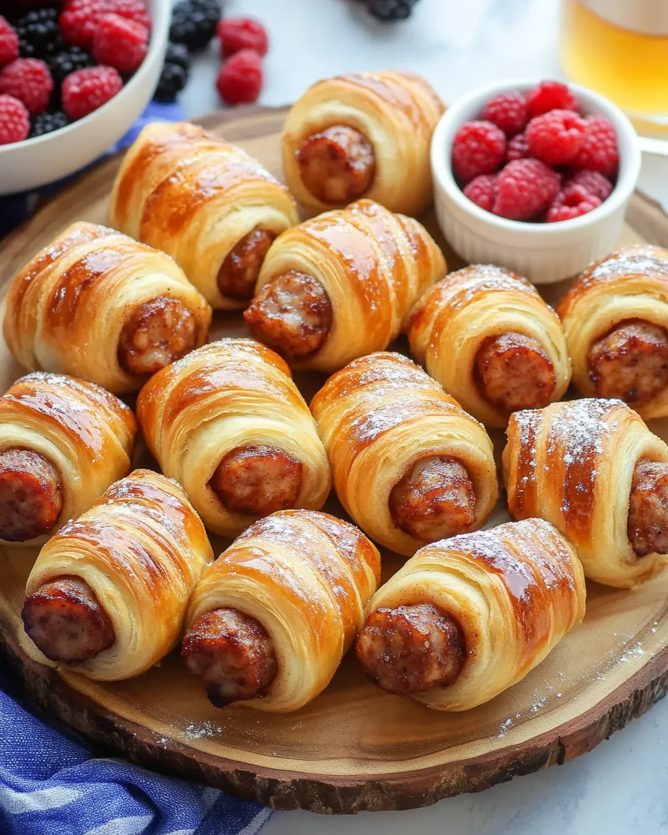 Breakfast Pigs in a Blanket