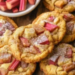 Brown Sugar Rhubarb Cookies