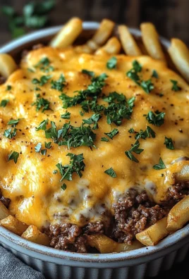 Cheeseburger French Fry Casserole