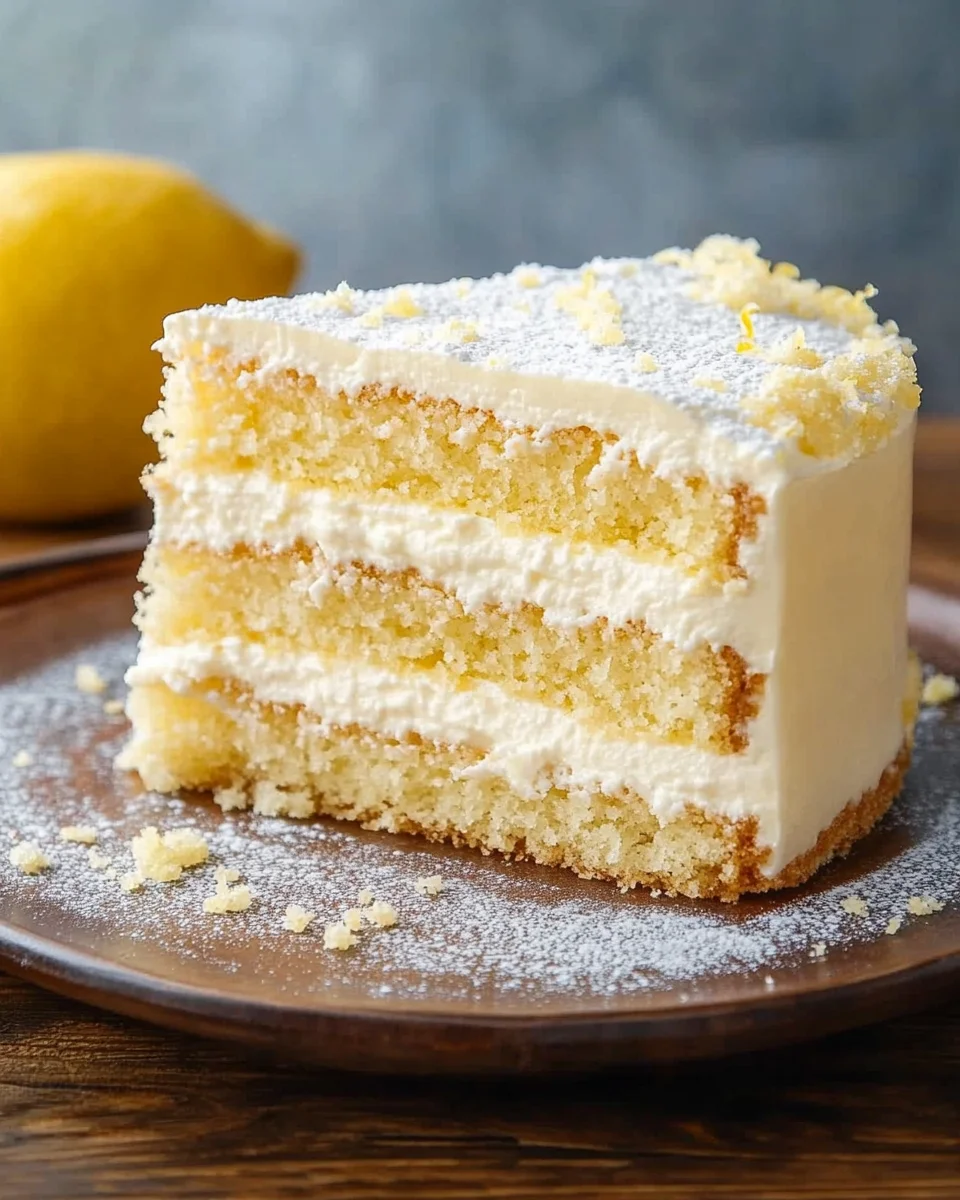 Cheesecake Factory Italian Lemon Cream Cake