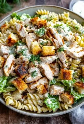 Chicken Caesar Pasta Salad