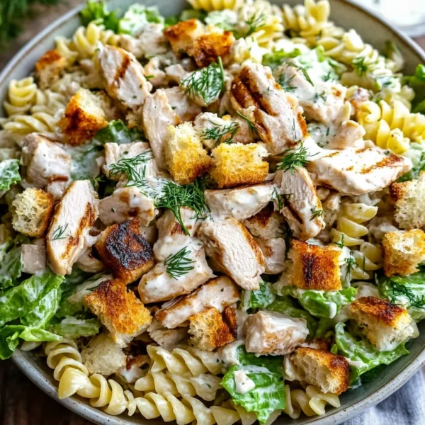 Chicken Caesar Pasta Salad