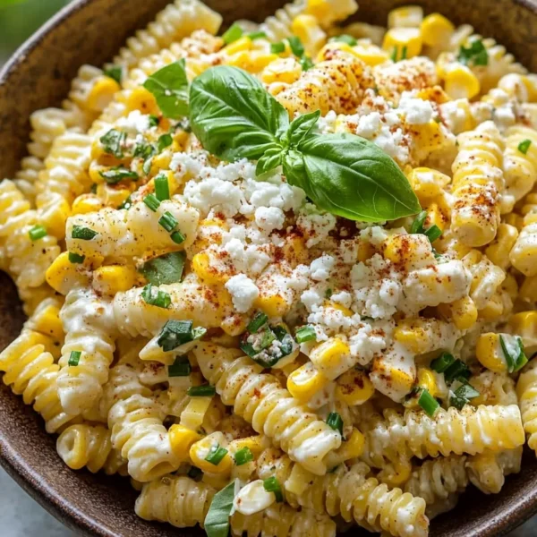 Creamy Street Corn Pasta Salad