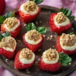 Deviled Strawberries (Made with a Cheesecake Filling)