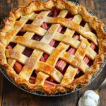 Fresh Rhubarb Pie