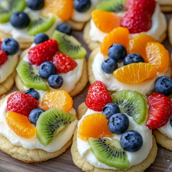 Fruit Pizza Cookies