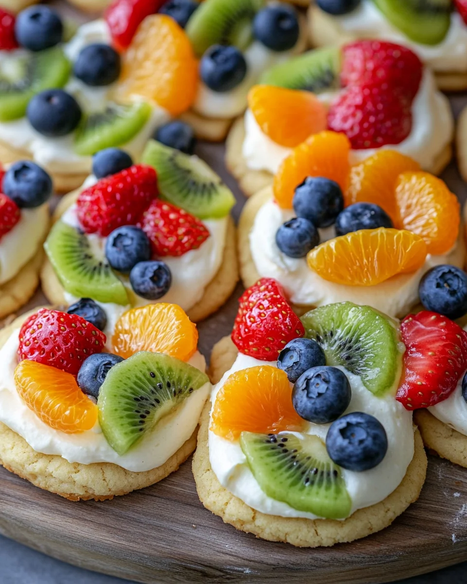 Fruit Pizza Cookies