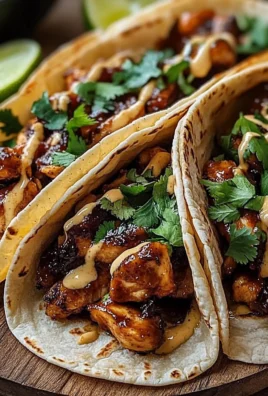 Garlic Butter Honey BBQ Chicken Tacos: Sweet, Savory & Irresistible!