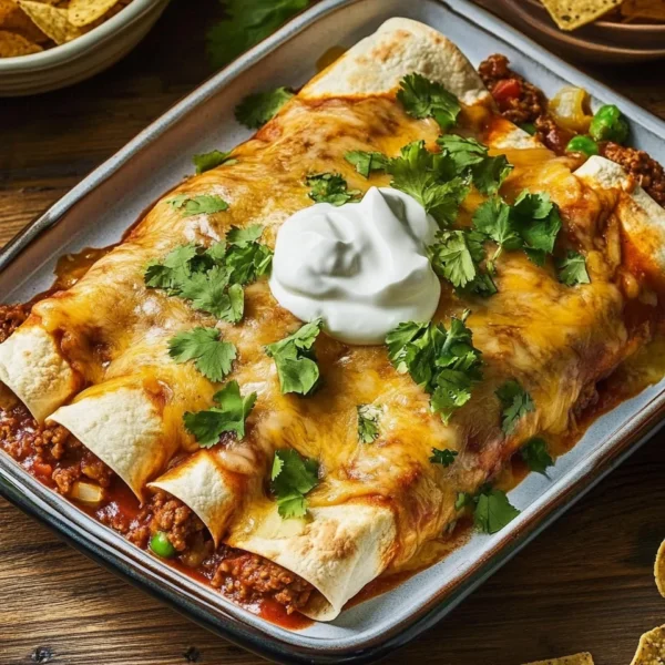 Ground Beef Enchiladas