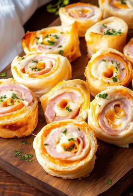 Ham and Cheese Pinwheels