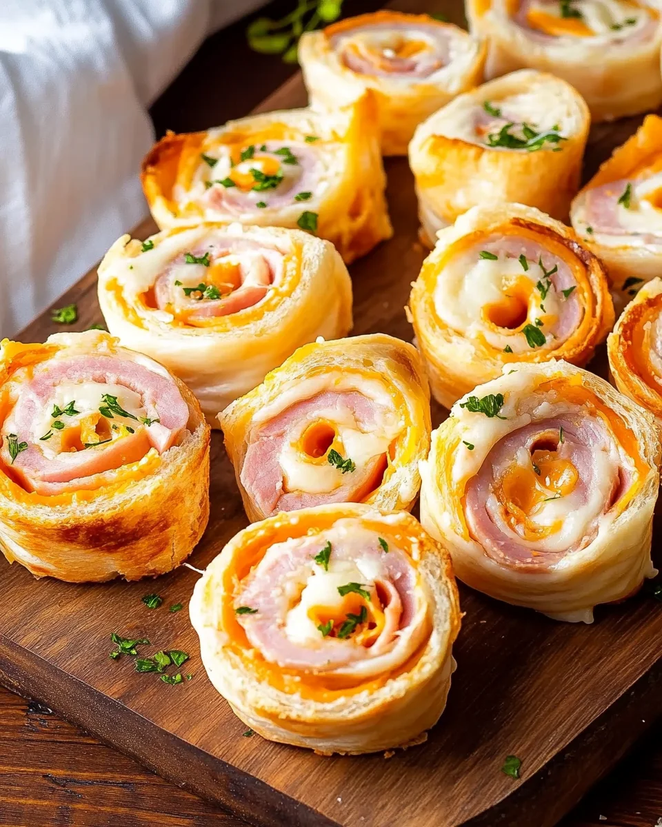 Ham and Cheese Pinwheels