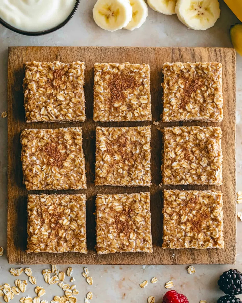 Healthy Oatmeal Breakfast Bars
