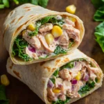 Healthy Tuna Melt Wrap Recipe, Easy 10 Minute Lunch