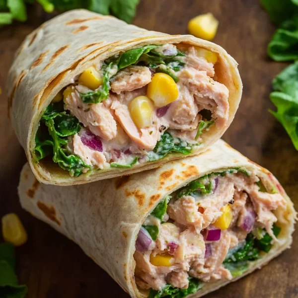 Healthy Tuna Melt Wrap Recipe, Easy 10 Minute Lunch