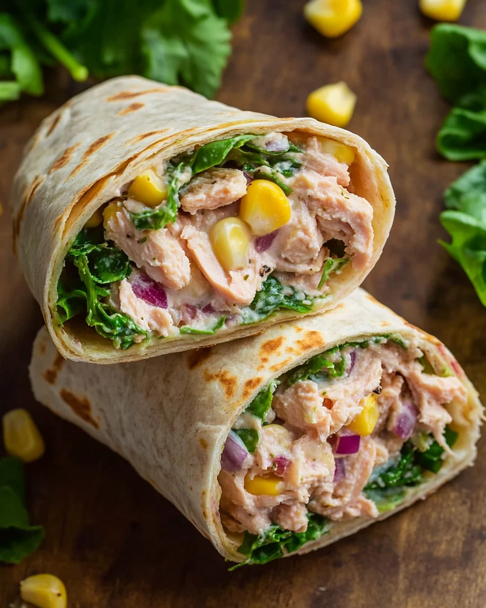 Healthy Tuna Melt Wrap Recipe, Easy 10 Minute Lunch