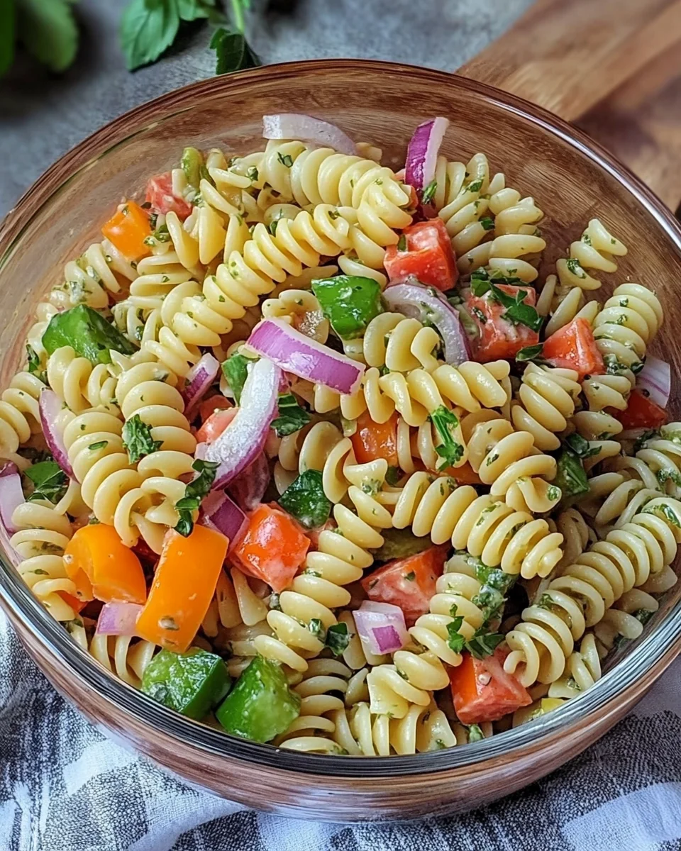 High Protein Italian Pasta Salad