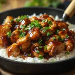 Honey BBQ Chicken Rice