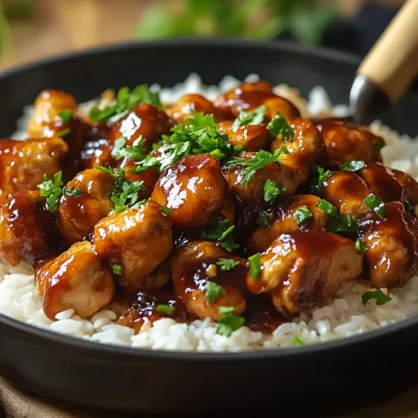 Honey BBQ Chicken Rice
