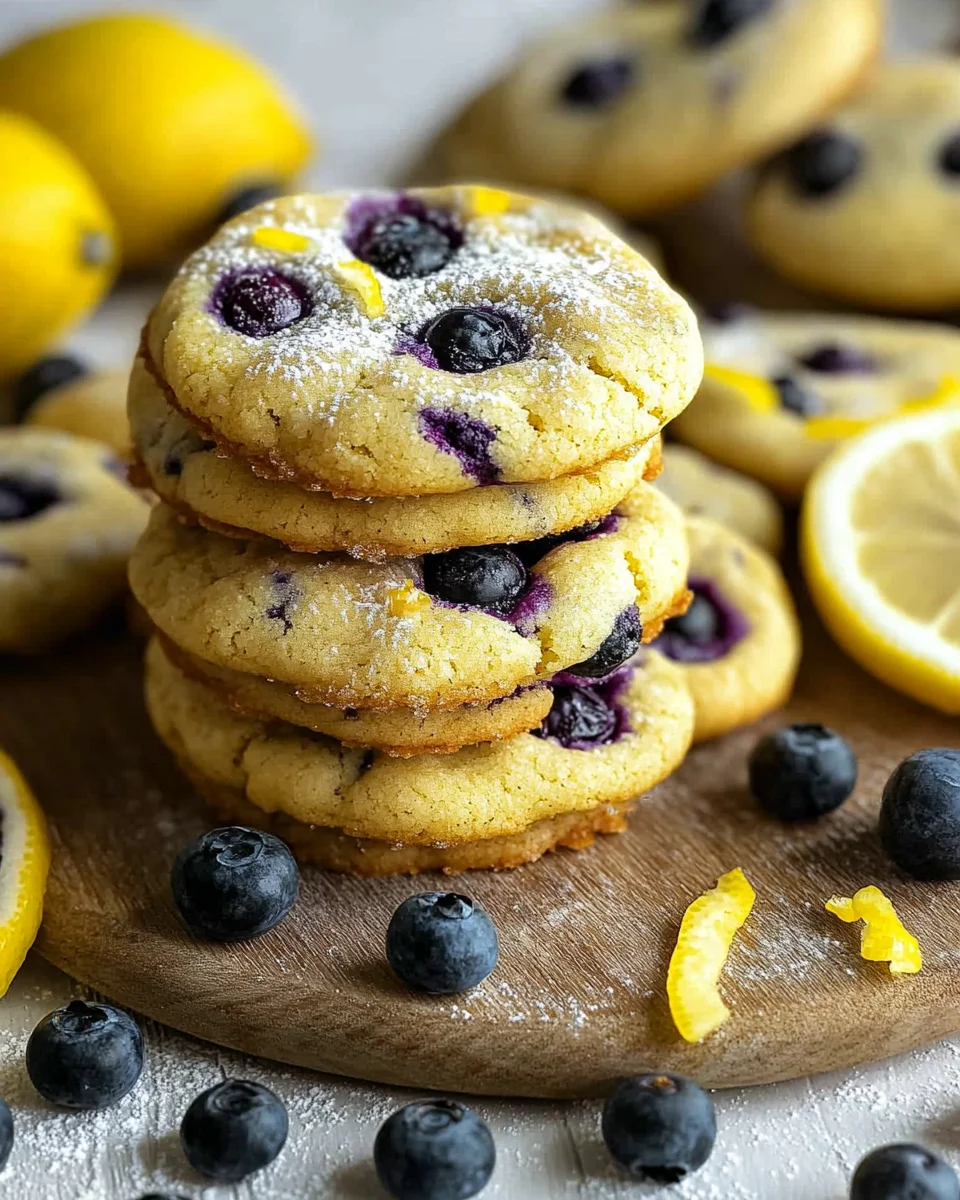 Lemon Blueberry Cookies Recipe