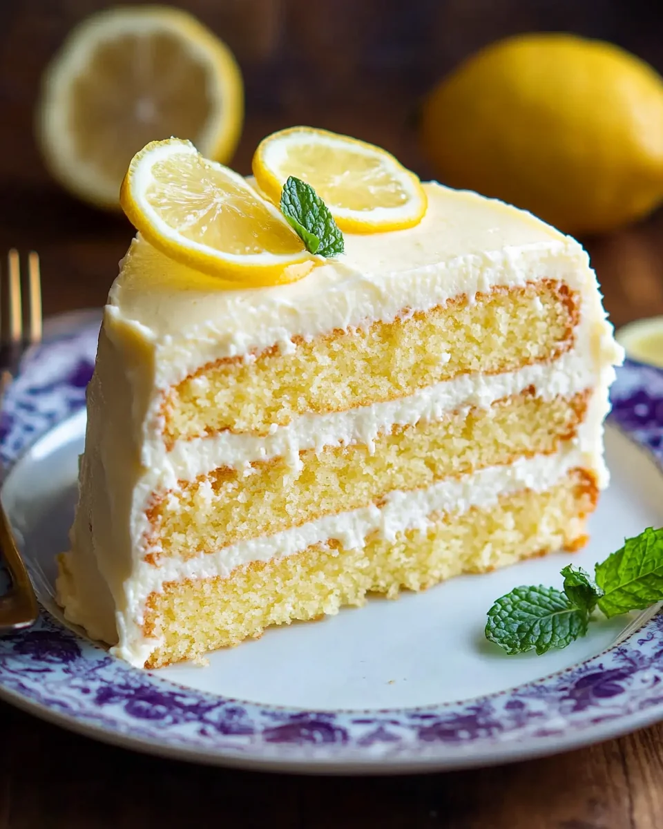 Lemon Cheesecake Cake
