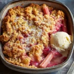 Old-Fashioned Rhubarb Crumble