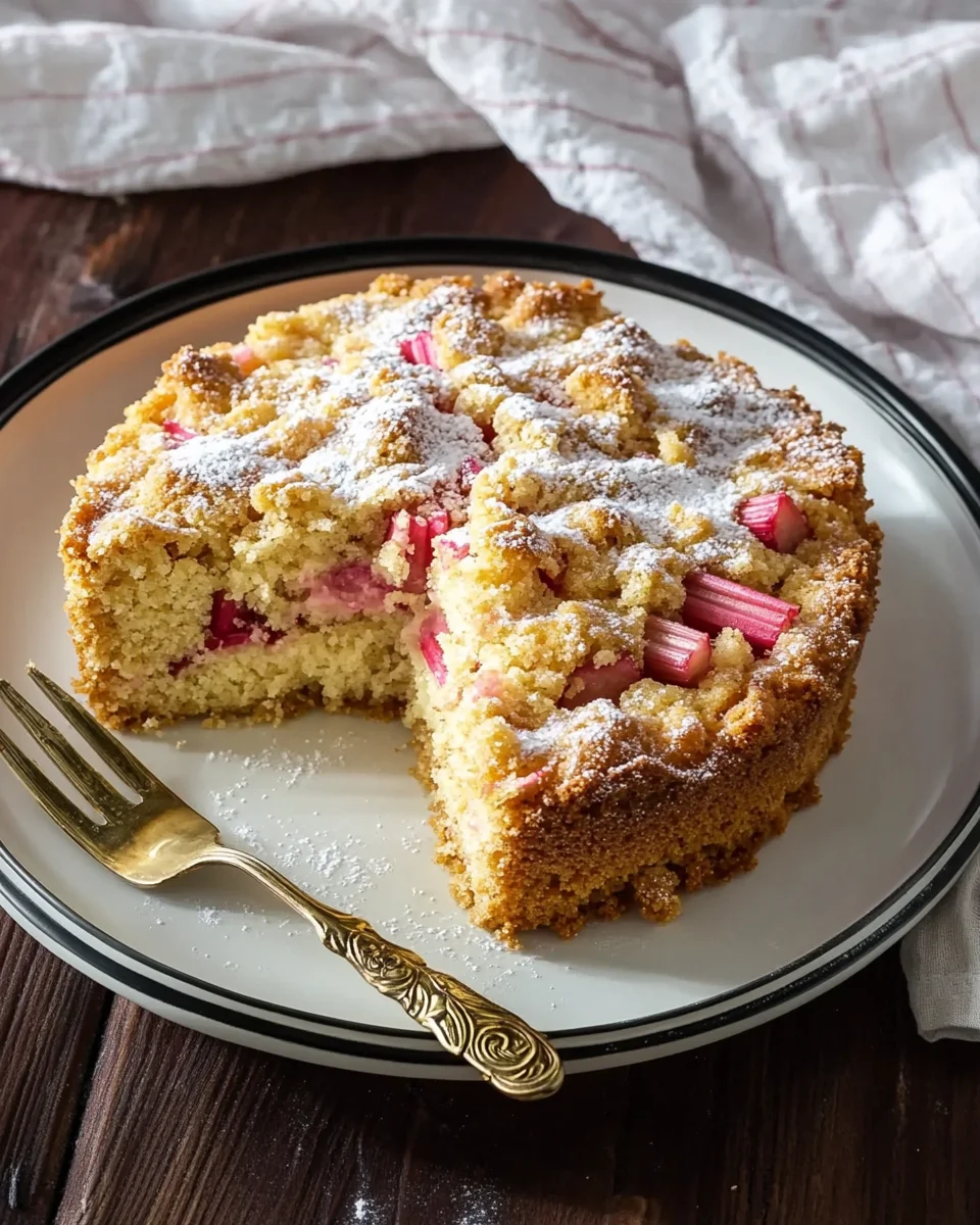 Oma's Rhubarb Cake