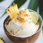 Pi&ntilde;a Colada Ice Cream (dairy free)
