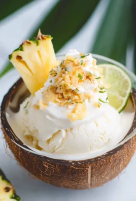 Piña Colada Ice Cream (dairy free)