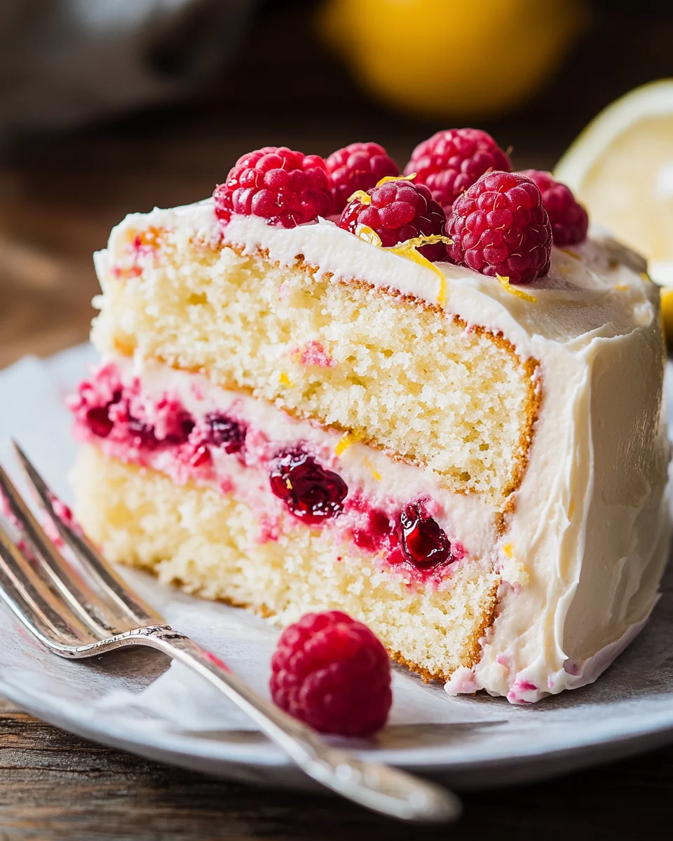 Raspberry Lemon Cake