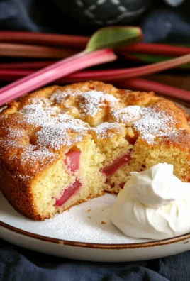 Rhubarb Cake with Cake Mix Made Easy