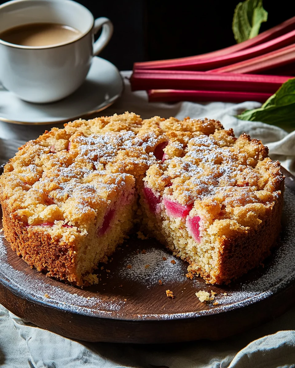 Rhubarb Coffee Cake Recipe