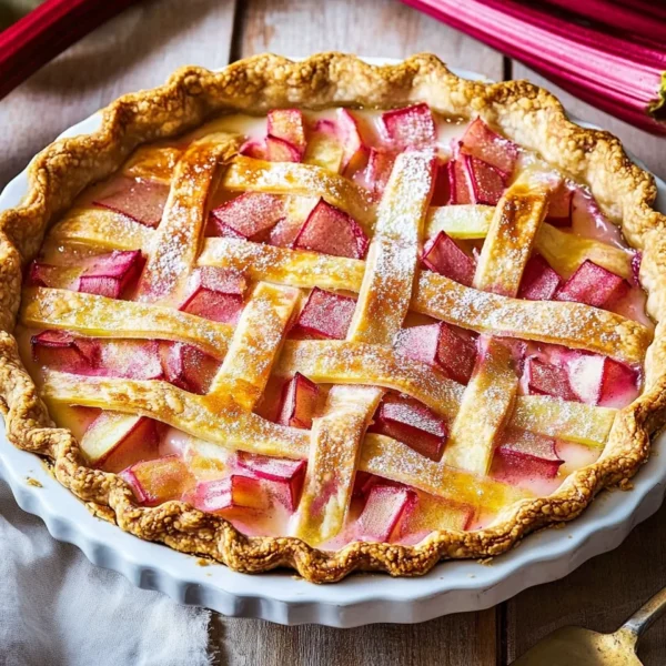 Rhubarb Custard Pie