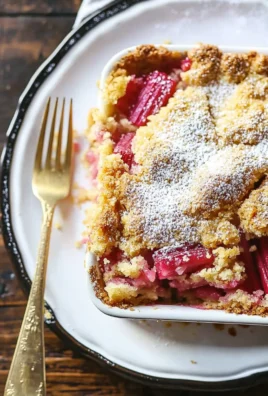 Rhubarb Dump Cake
