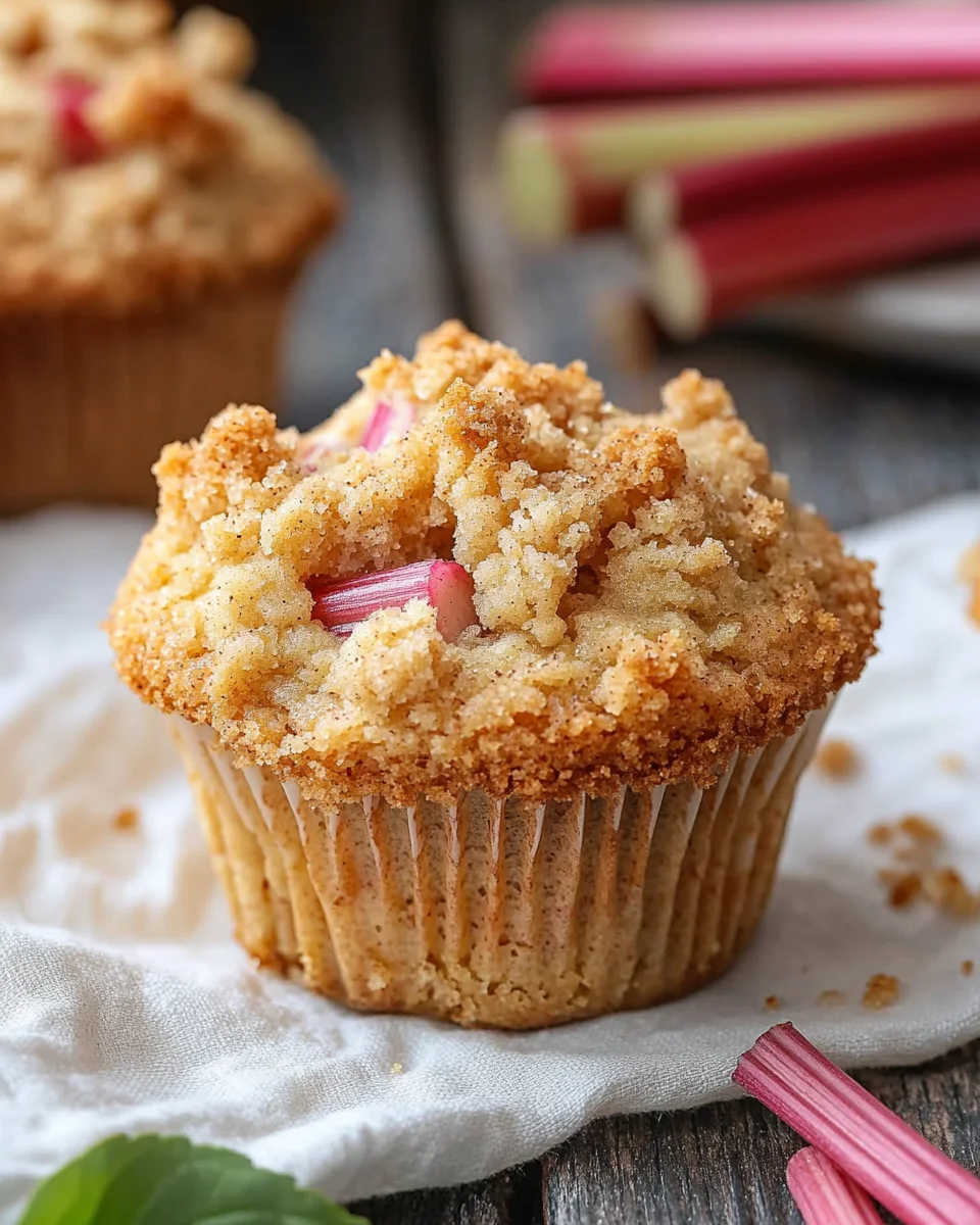 Rhubarb Muffins