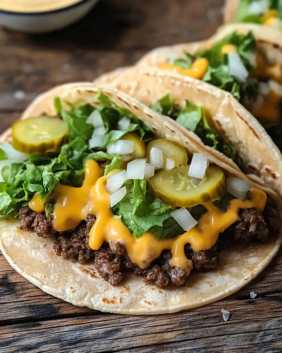 Smash Burger Tacos