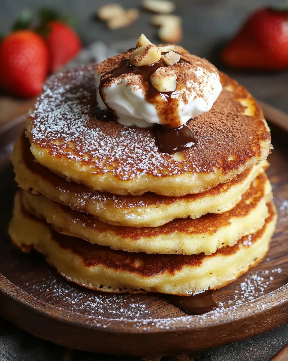 Spanish Churro-Inspired Pancakes