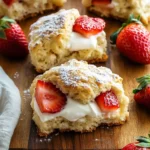Strawberries and Cream Scones