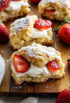 Strawberries and Cream Scones