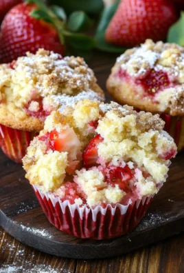 Strawberry Cream Cheese Muffins with Streusel Crumb Topping