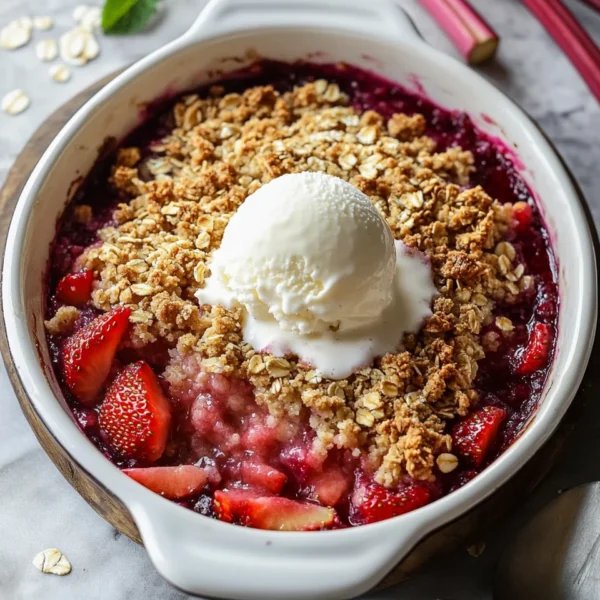 Strawberry Rhubarb Crisp