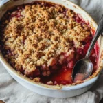 Strawberry Rhubarb Crumble