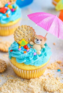 Summer Beach Party Cupcakes
