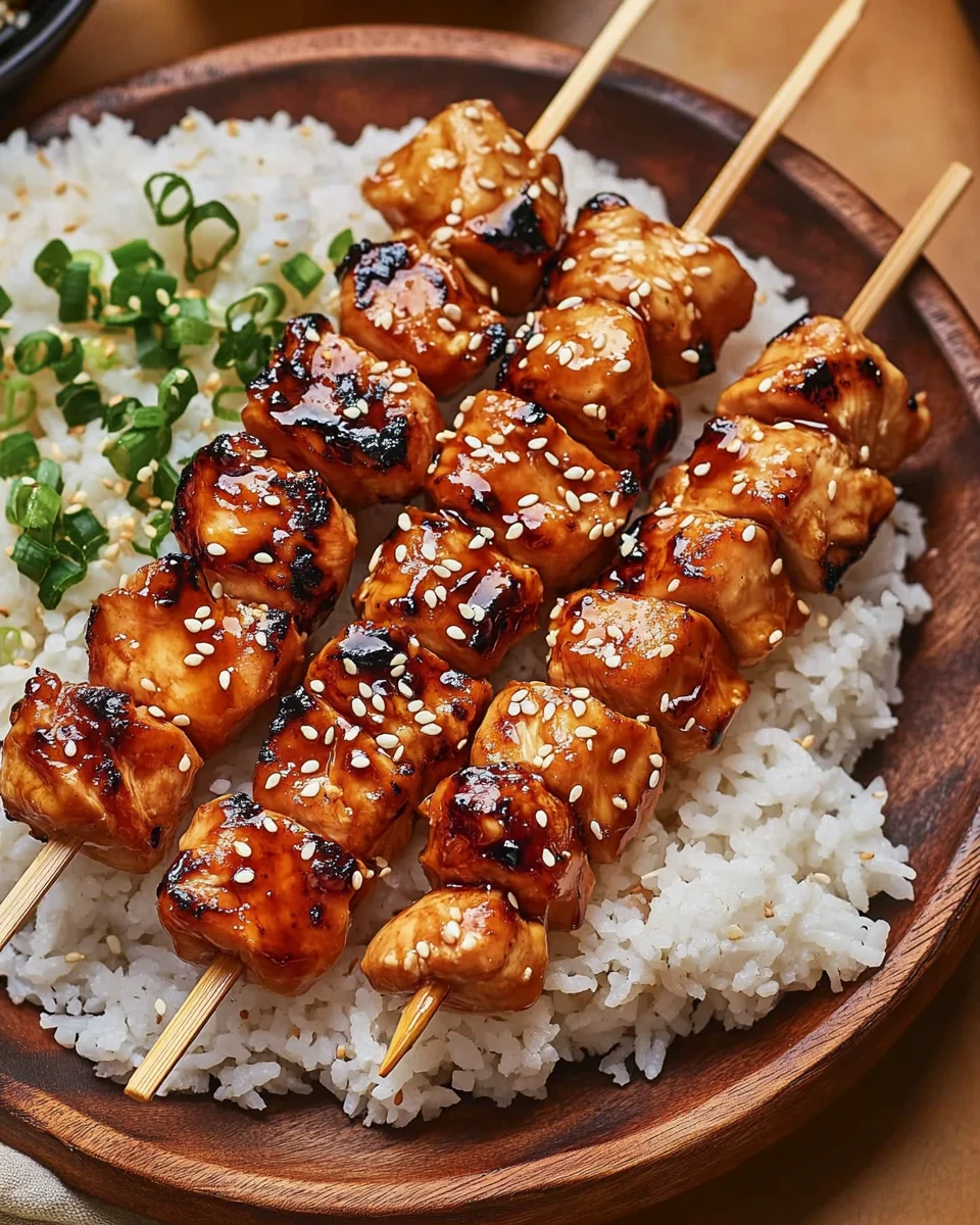 Teriyaki Chicken Skewers