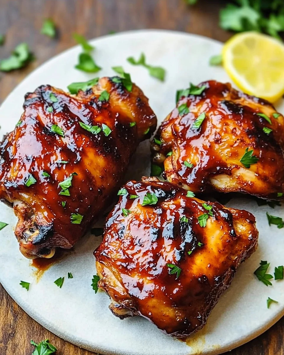Two Ingredient Crispy Oven Baked BBQ Chicken